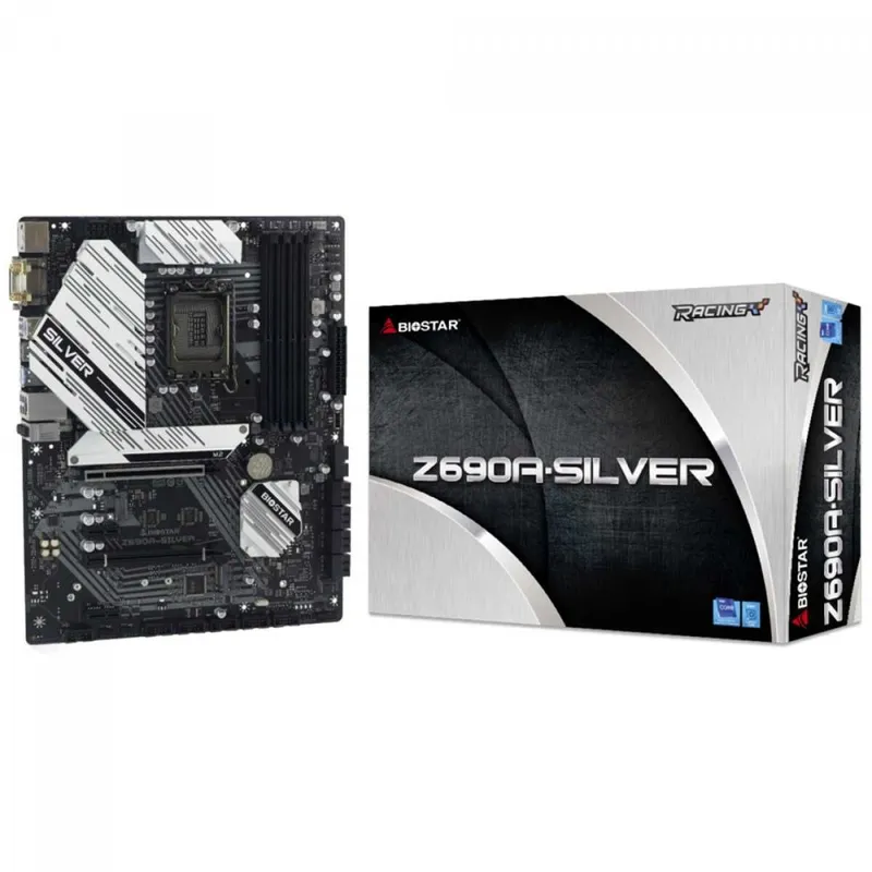 ! Материнская плата MB BIOSTAR Z690A-Silver D4 | Цена с НДС 1 ! Материнская плата MB BIOSTAR Z690A-Silver D4 | Цена с НДС 1
