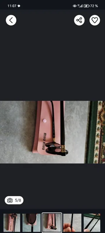 Женские солцезашитние очки.MIU MIU — фото 3