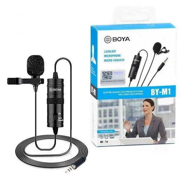 BOYA by M1 Петличный микрофон для смартфонов, цифровых фотокамер