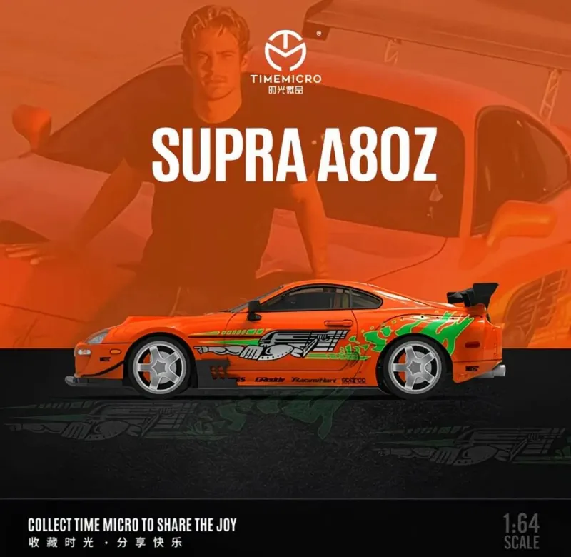 Toyota Supra MK Форсаж Брайана 1:64 масштаб — фото 2