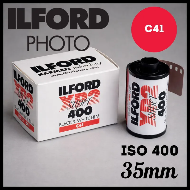 ILFORD XP2 400 Black & White Film 35mm