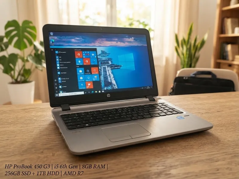Ноутбук HP ProBook 450 G3 — быстрый SSD + память 1 ТБ 1 Ноутбук HP ProBook 450 G3 — быстрый SSD + память 1 ТБ 1