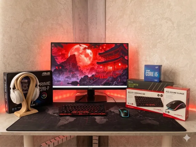 Мощный Игровой ПК в комплекте + Монитор MSI 27" 180Hz / RTX 3070 / i5