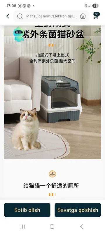 Лоток для кошек lotok