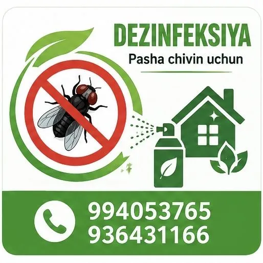 Dezinfeksiya pasha chivin uchun Dezinfeksiya pasha chivin uchun