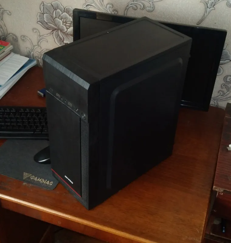 kompyuter komplekt, monitor, klaviatura, mishka