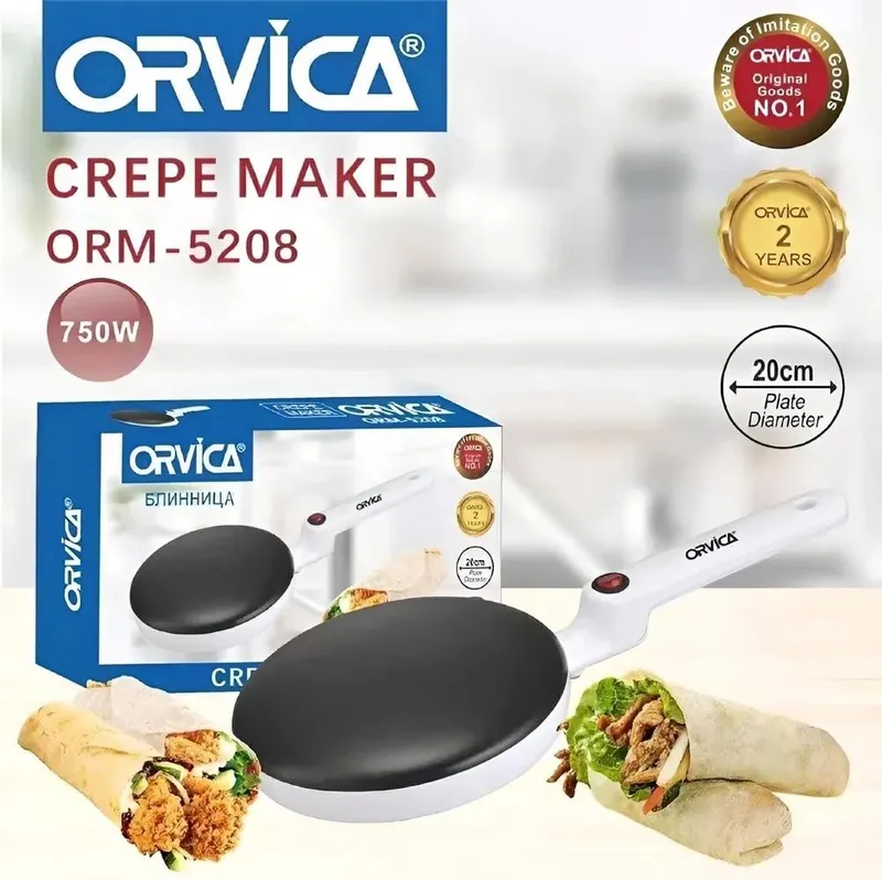 Блинница электрическая Orvica ORG-5208 белый — фото 1