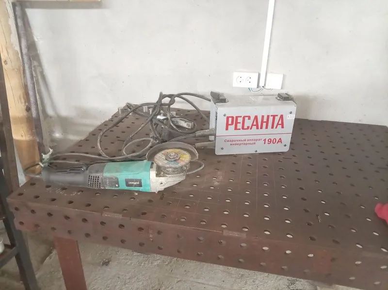 3 D Темир стол, балгарка, сварочный аппарат, санга, уста хона учун куп — фото 5