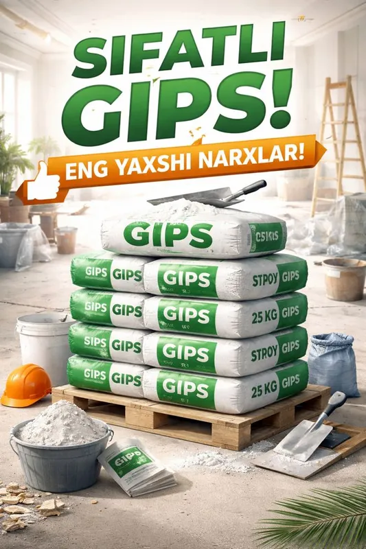 Albastr gips optom zavoddan