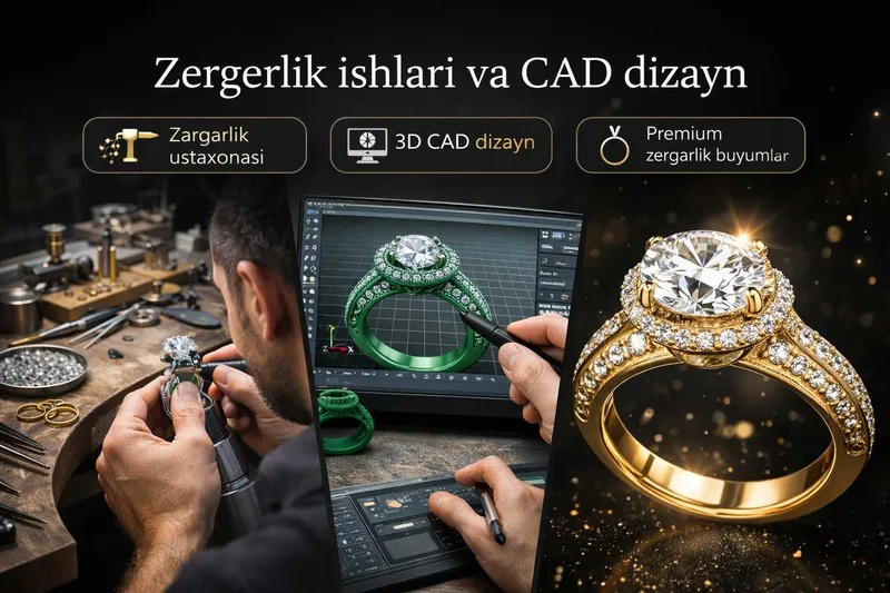 Zargarlik xizmati | Ювелирные услуги | 3D