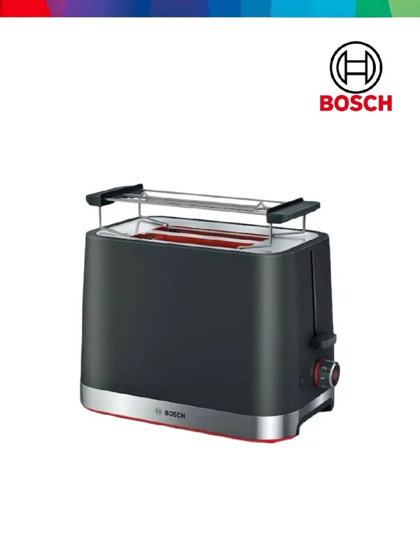 Ixcham tostyer Bosch TAT4M223 DesignLine, qora
