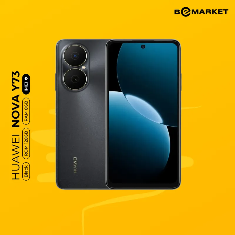 Huawei Nova Y73, Black, 8/128 GB