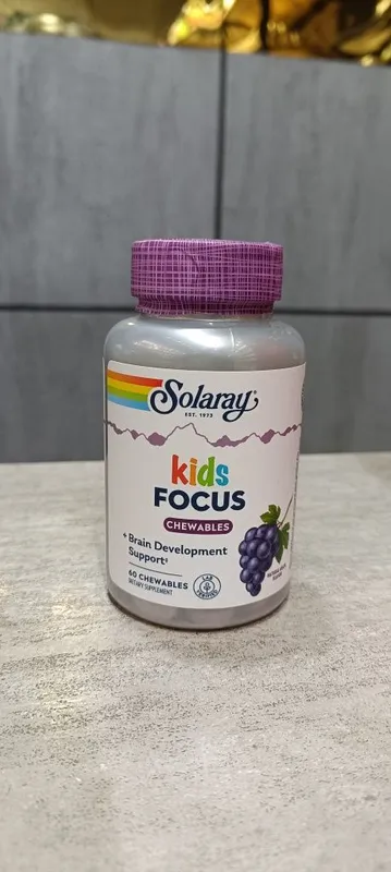Solaray kids focus 60 chewable tablets Solaray kids focus 60 chewable tablets