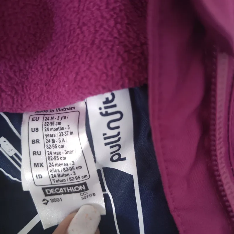 Растущий зимний комбинезон decathlon на 2- 3 года — фото 2 Растущий зимний комбинезон decathlon на 2- 3 года — фото 2