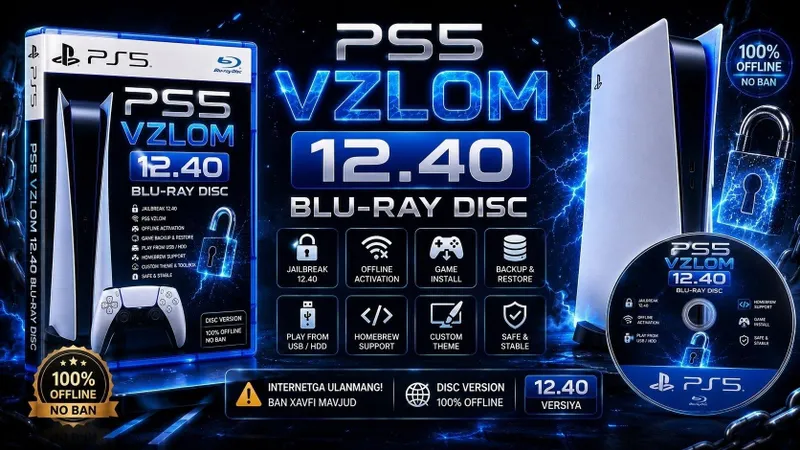 PS5 Взлом 4.03 дан 12.40 гача