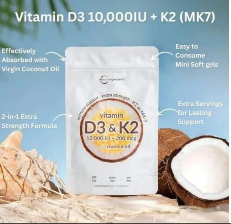vitamin d3 k2, витамин д3 к2,10.000 IU 200 mcg — фото 1 vitamin d3 k2, витамин д3 к2,10.000 IU 200 mcg — фото 1