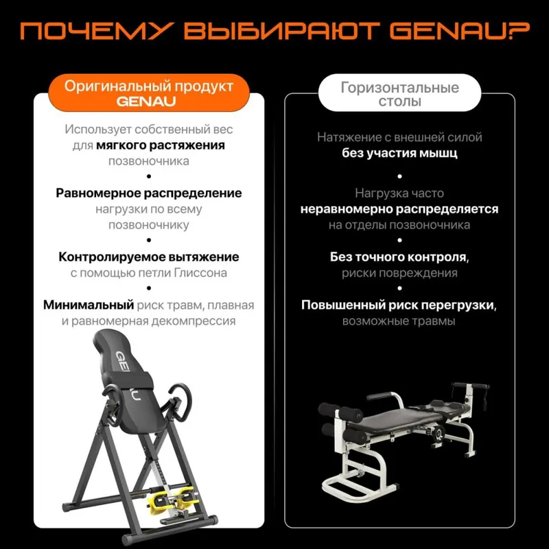 Инверсионный стол Genau EA-350 черный — фото 1
