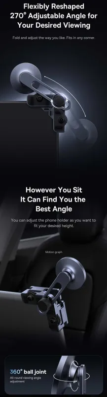 Baseus MaxView Магнитный держатель для Tesla Lixiang AITO NIO ZEEKR — фото 2