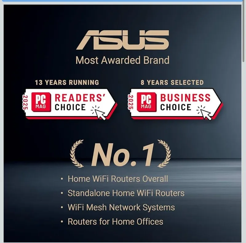 Wifi router Asus RT-AX1800S Wi-Fi 6 Поддерживает 2.4 ГГц + 5 ГГц — фото 3