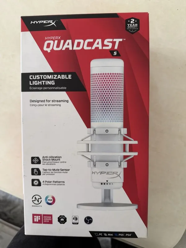 Микрофон hyperx QUADCAST s 2 Микрофон hyperx QUADCAST s 2