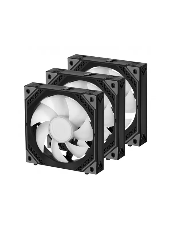 Вентиляторы 2E Gaming Air Cool Magic Mirror, ARGB, 120mm, 3шт, черная зеркальная рамка — фото 6