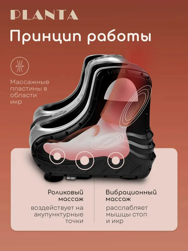 Массажер для ног с подогревом PLANTA с доставкой на дом по городу!