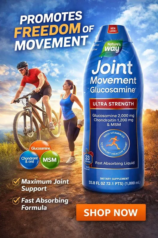 Nature's Way Joint Movement Glucosamine Extra-Strength Глюкозамин повы 1 Nature's Way Joint Movement Glucosamine Extra-Strength Глюкозамин повы 1