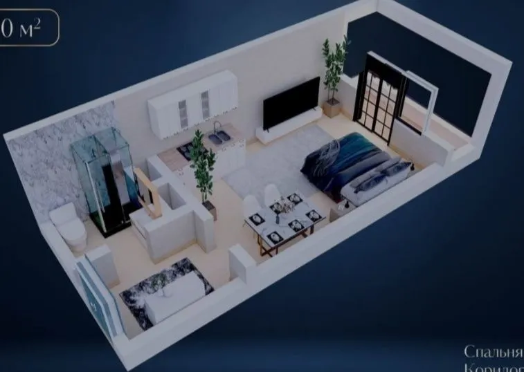 1 xonali studio zamonaviy 3