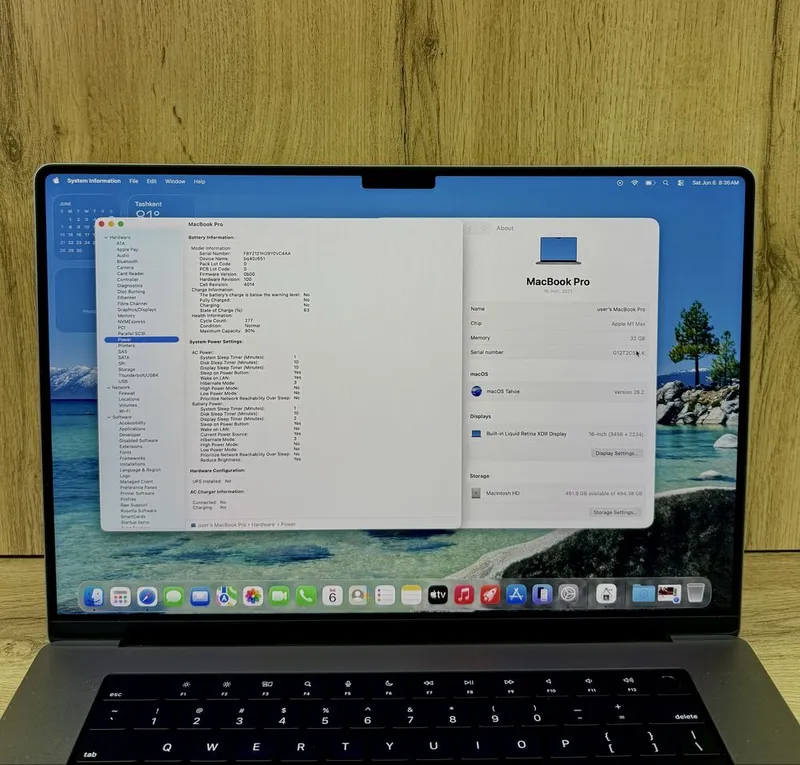 Macbook M1 Max 16inch 32/512GB 90% ёмкость — фото 1