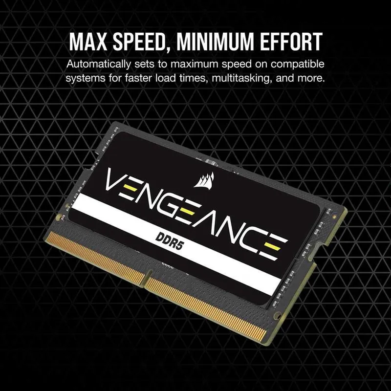 Оперативная память Corsair Vengeance Sodimm DDR5 96GB (2x48GB) 5600Mhz — фото 4 Оперативная память Corsair Vengeance Sodimm DDR5 96GB (2x48GB) 5600Mhz — фото 4