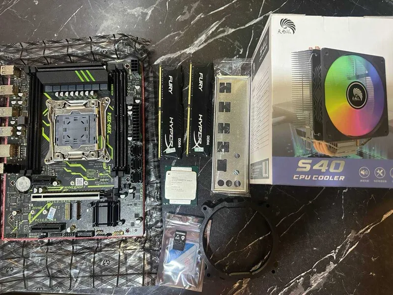 X99XD4 + Xeon e5 2690v3 + 16 gb DDR4 + Куллер