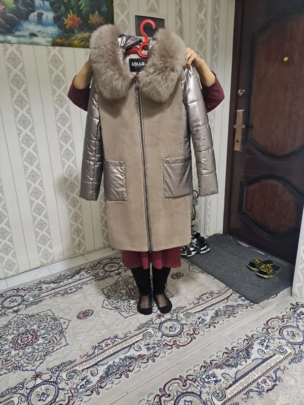 Кишки пальто сотаман холати аьло озгина кийилган