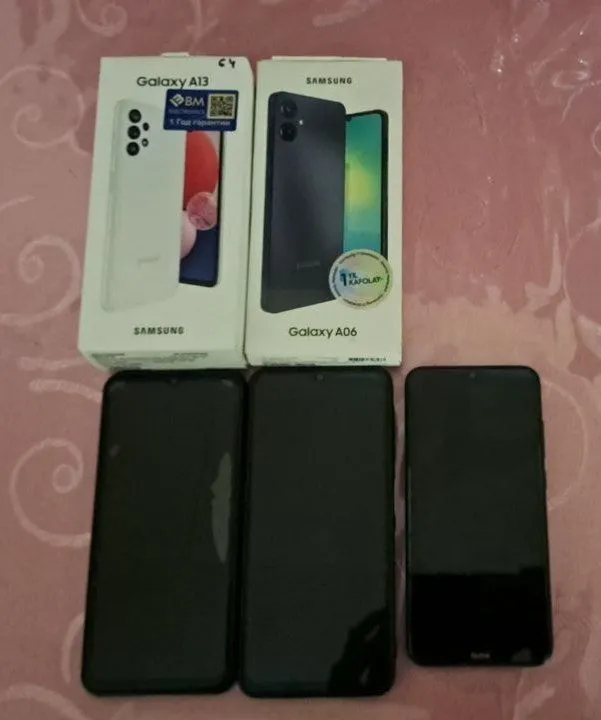 Telefonlar A13 64g, A06 128g, Redmi 8 64g 2 Telefonlar A13 64g, A06 128g, Redmi 8 64g 2