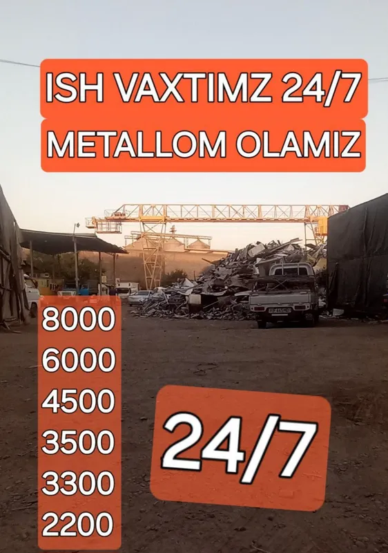 METALLOM metal xarxil turdagi metal olamiz joyidan yuklab olib ketamiz