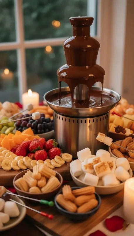 Shokolad favvorasi (Chocolate Fountain) – bayramlar uchun ideal!