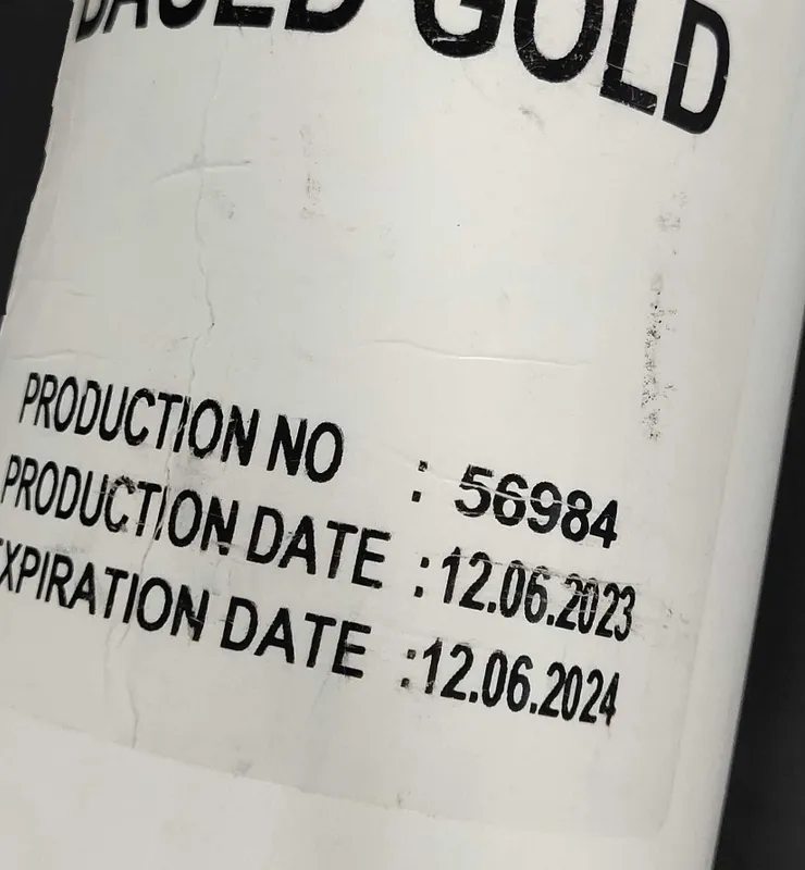 WATER BASED GOLD WGLD01 золотая краска для стекла фарфора и посуды 1кг — фото 2