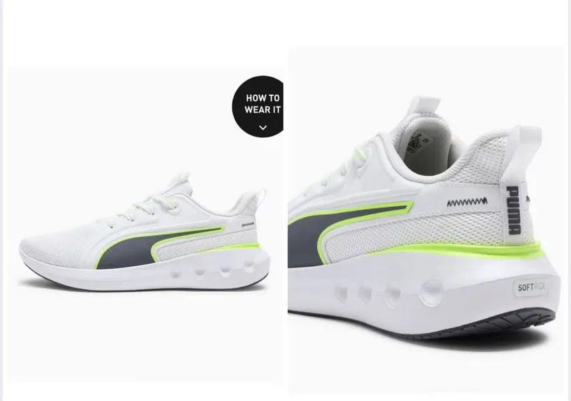 В наличии кроссовки от бренда Puma