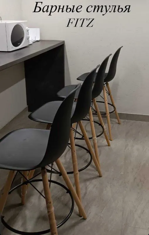 Restoran kafe uy uchun bar stullar assortiment baland oyoqli stullar — фото 2