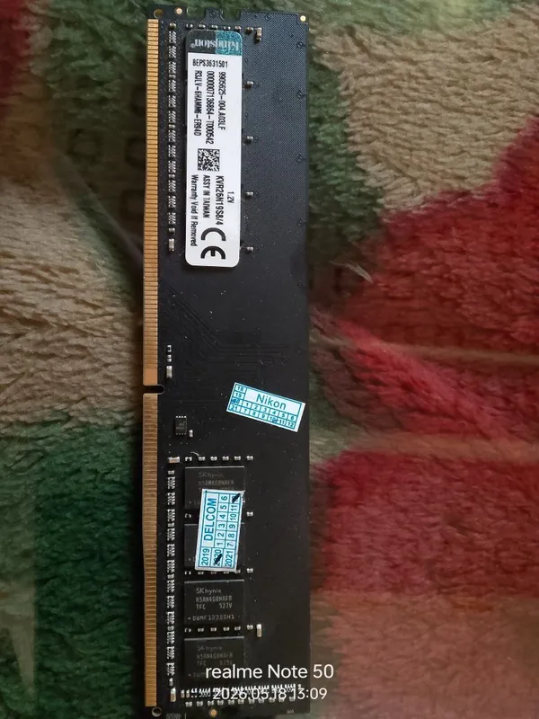 Ddr 4. 4+4 8 g ram xolati yaxshi Kingston brendi zor xolatda — фото 4