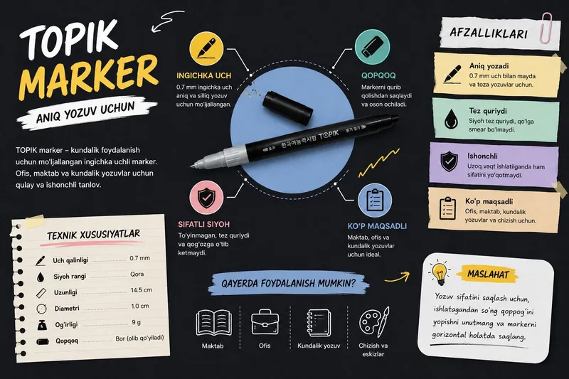 TOPIK Smart Pen topik uchun maxsus ruchka