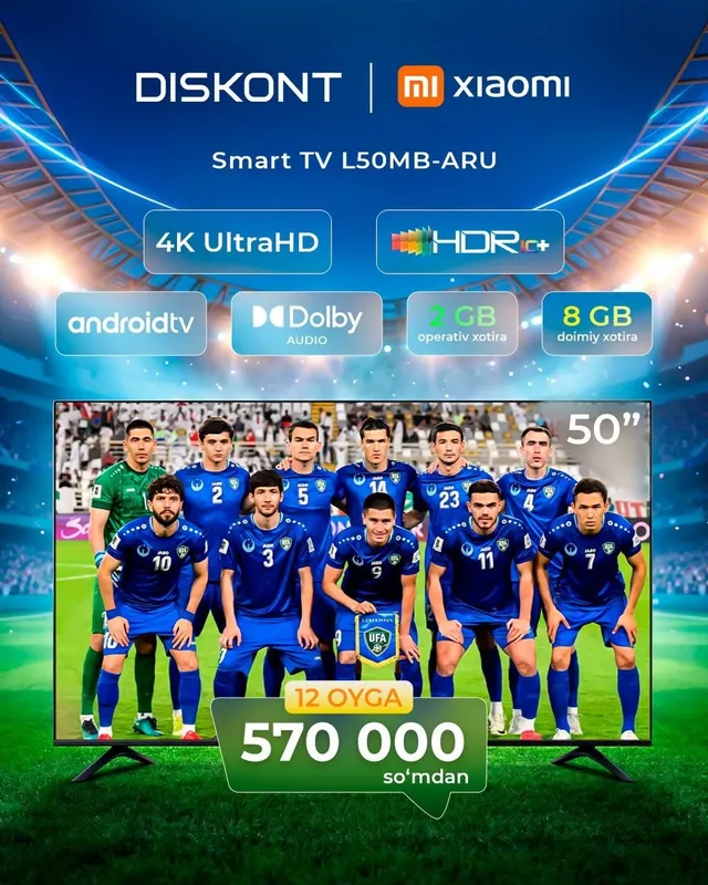 Siz uchun Xiaomi brandining Smart Televizorlarini tavsiya qilamiz. — фото 1