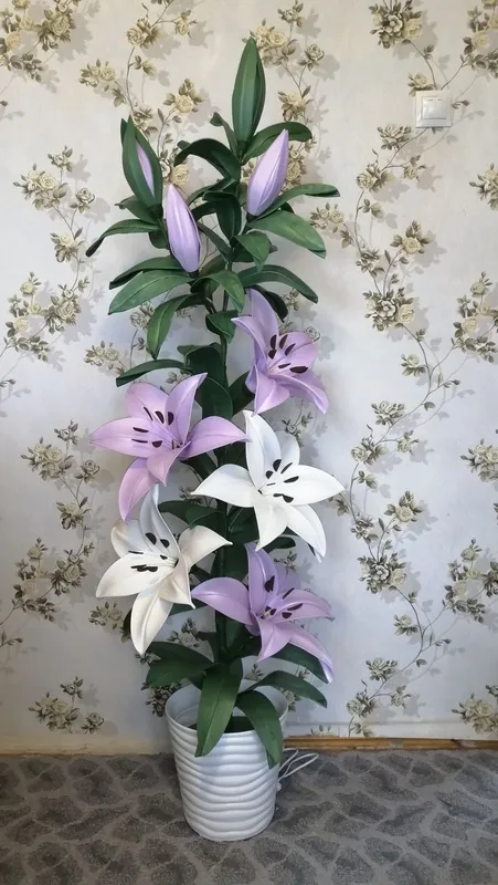 suniy lilya guli izalondan