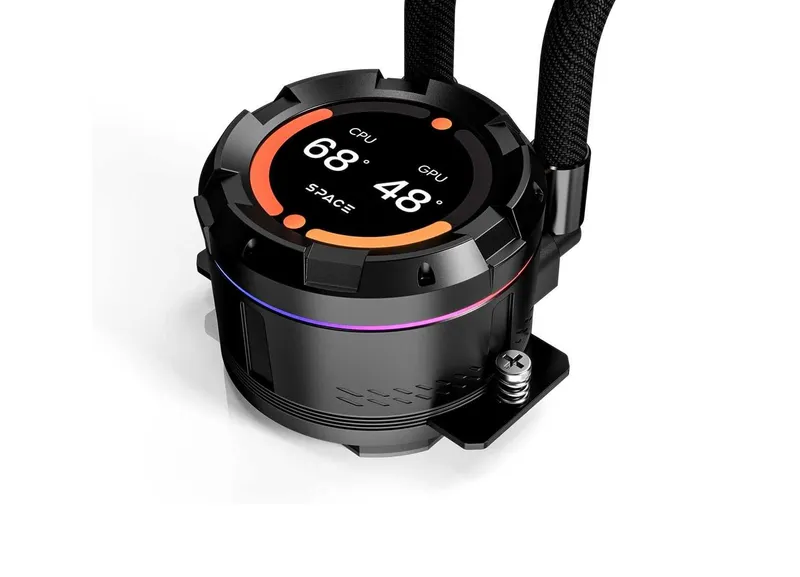 ' Система жидкостного охлаждения ID-Cooling SPACE SL360 XE BLACK — фото 3