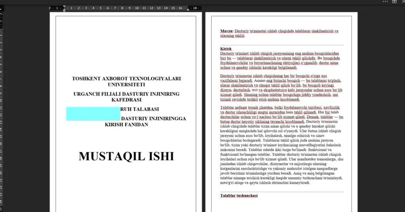 Mustaqil ish_Referat_Slayd tayyorlab beramiz. — фото 2