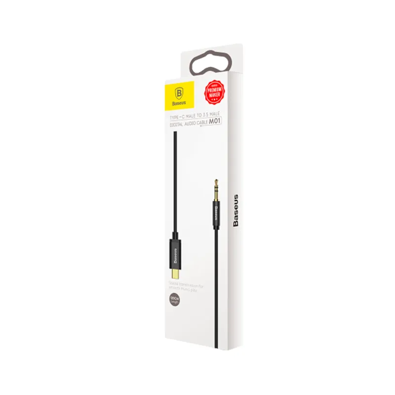 Baseus M01 Yiven USB-C/3.5mm 1.2m kabeli 3 Baseus M01 Yiven USB-C/3.5mm 1.2m kabeli 3