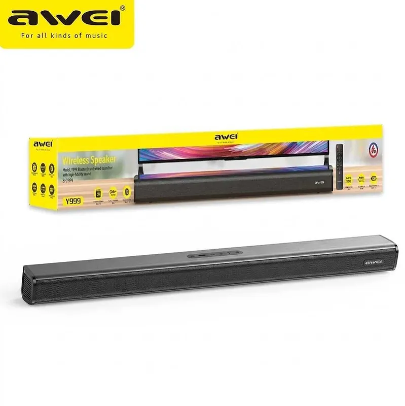 Awei Y999 HiFi Soundbar: Звук как в кинотеатре прямо у вас дома — фото 3