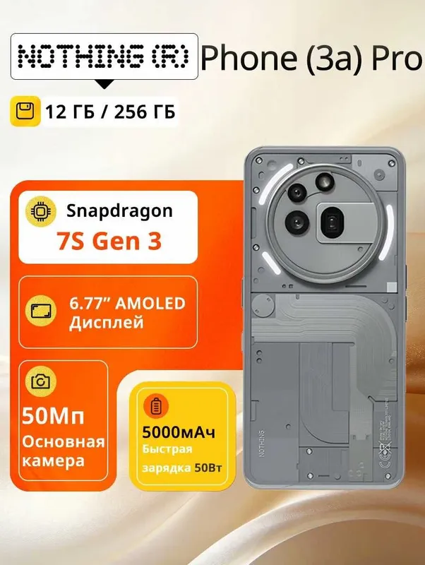Nothing Смартфон Phone (3A) Pro 1