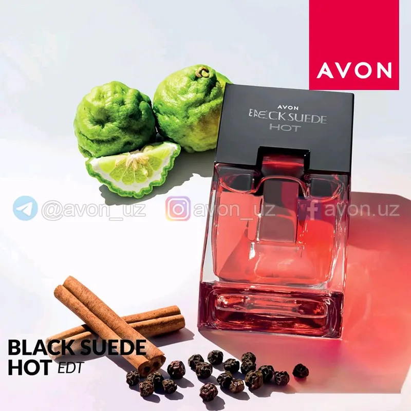 Мужская туалетная вода «Black Suede Hot» от Avon