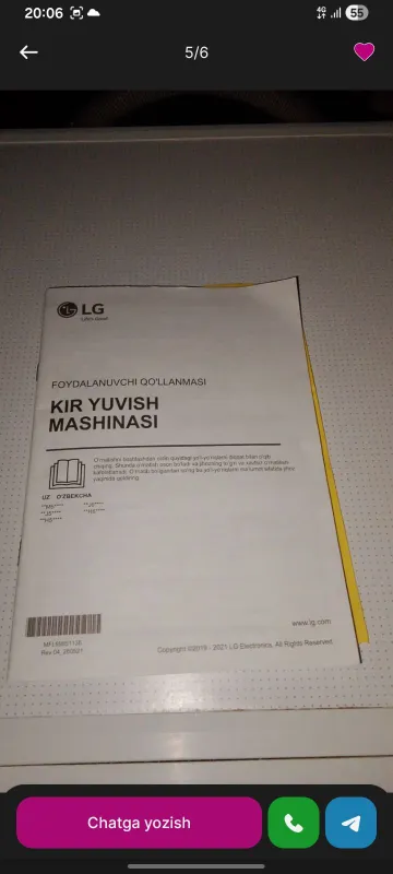 kir yuvish mashenasi 5