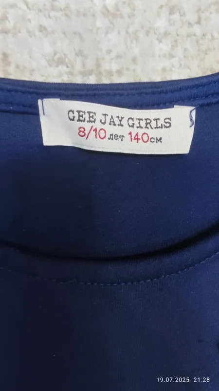 Платье бренд gee jay girls, на 6-8 лет — фото 3 Платье бренд gee jay girls, на 6-8 лет — фото 3